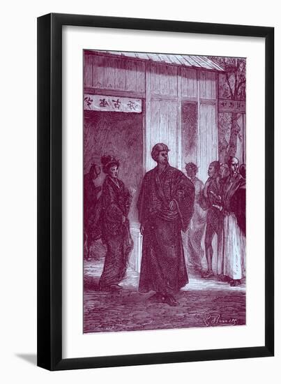 Around the World in Eighty Days by Jules Verne - 45-Hippolyte Leon Benett-Framed Giclee Print