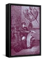 Around the World in Eighty Days by Jules Verne - 4-Hippolyte Leon Benett-Framed Stretched Canvas