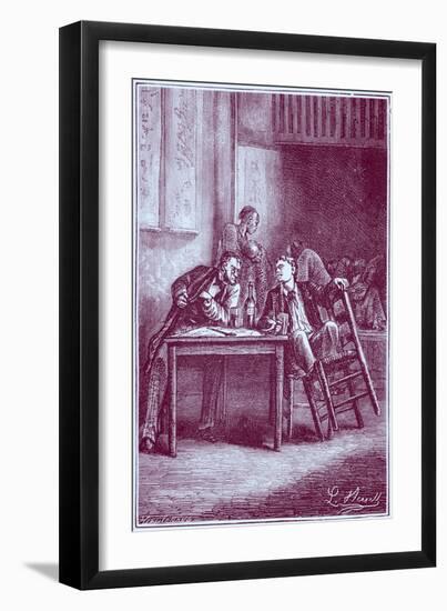 Around the World in Eighty Days by Jules Verne - 54-Hippolyte Leon Benett-Framed Giclee Print