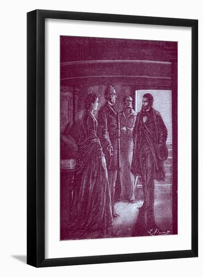 Around the World in Eighty Days by Jules Verne - 7-Hippolyte Leon Benett-Framed Giclee Print