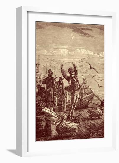 Around the World in Eighty Days by Jules Verne - 8-Hippolyte Leon Benett-Framed Giclee Print