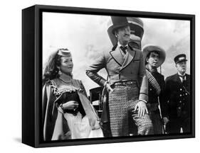 Around The World In Eighty Days, Shirley MacLaine, David Niven, Cantinflas, Buster Keaton, 1956-null-Framed Stretched Canvas