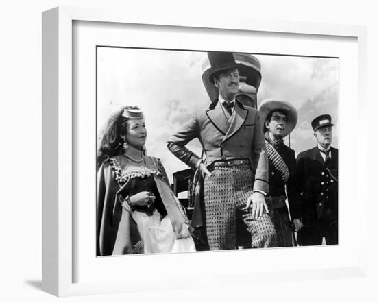 Around The World In Eighty Days, Shirley MacLaine, David Niven, Cantinflas, Buster Keaton, 1956-null-Framed Photo