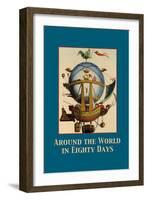 Around the World in Eighty Days-null-Framed Art Print