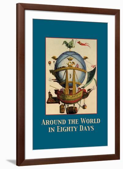 Around the World in Eighty Days-null-Framed Art Print