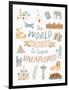 Around the World V-Laura Marshall-Framed Art Print