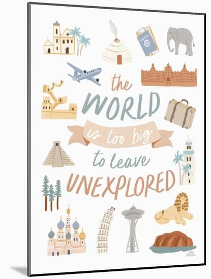 Around the World V-Laura Marshall-Mounted Art Print