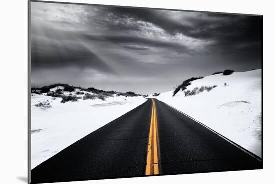 Around the yellow line-Philippe Sainte-Laudy-Mounted Photographic Print