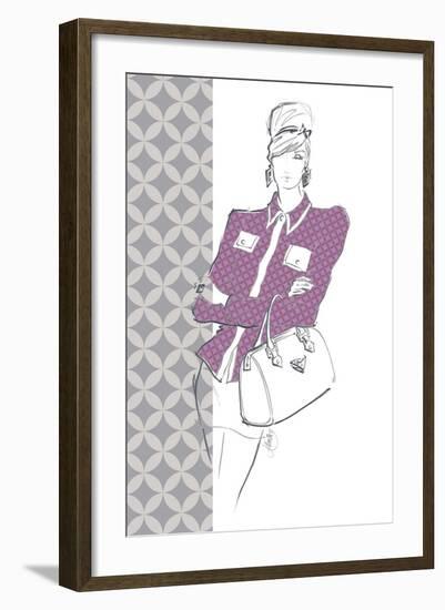 Around Town I-Jane Hartley-Framed Art Print