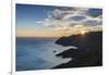 Arrabida Nature Park and the Atlantic Ocean at sunset. Setubal, Portugal-Mauricio Abreu-Framed Photographic Print