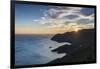 Arrabida Nature Park and the Atlantic Ocean at sunset. Setubal, Portugal-Mauricio Abreu-Framed Photographic Print