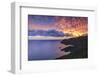 Arrabida Nature Park and the Atlantic Ocean at sunset. Setubal, Portugal-Mauricio Abreu-Framed Photographic Print