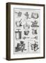 Arrangement and Economy Of the Kitchen. Various Cooking Utensils-Isabella Beeton-Framed Giclee Print