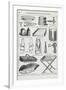 Arrangement and Economy Of the Kitchen. Various Kitchen Utensils-Isabella Beeton-Framed Giclee Print