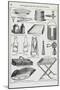 Arrangement and Economy Of the Kitchen. Various Kitchen Utensils-Isabella Beeton-Mounted Giclee Print