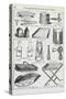 Arrangement and Economy Of the Kitchen. Various Kitchen Utensils-Isabella Beeton-Stretched Canvas