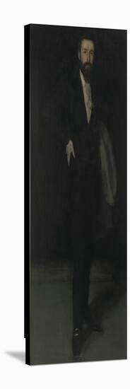 Arrangement in Black: Portrait of F.R. Leyland, C.1870-James Abbott McNeill Whistler-Stretched Canvas