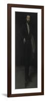 Arrangement in Black: Portrait of F.R. Leyland, C.1870-James Abbott McNeill Whistler-Framed Giclee Print