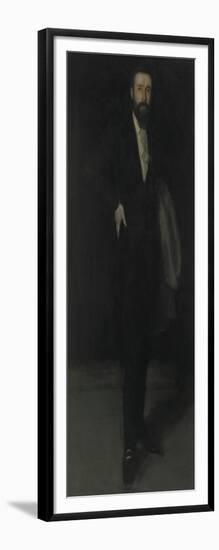 Arrangement in Black: Portrait of F.R. Leyland, C.1870-James Abbott McNeill Whistler-Framed Giclee Print