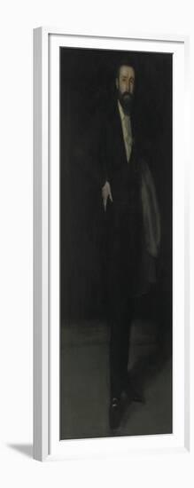 Arrangement in Black: Portrait of F.R. Leyland, C.1870-James Abbott McNeill Whistler-Framed Giclee Print