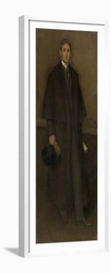 Arrangement in Flesh Color and Brown: Portrait of Arthur Jerome Eddy, 1894-James Abbott McNeill Whistler-Framed Premium Giclee Print