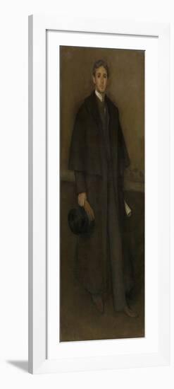 Arrangement in Flesh Color and Brown: Portrait of Arthur Jerome Eddy, 1894-James Abbott McNeill Whistler-Framed Giclee Print