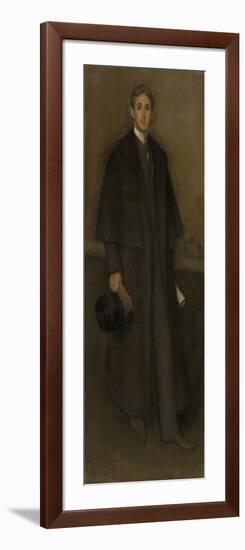 Arrangement in Flesh Color and Brown: Portrait of Arthur Jerome Eddy, 1894-James Abbott McNeill Whistler-Framed Giclee Print