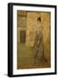 Arrangement in Flesh Color and Grey: the Chinese Screen-James Abbott McNeill Whistler-Framed Giclee Print