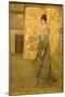 Arrangement in Flesh Color and Grey: the Chinese Screen-James Abbott McNeill Whistler-Mounted Giclee Print