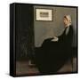 Arrangement in Gray and Black No. 1 (Whistler's Mother)-James Abbott McNeill Whistler-Framed Stretched Canvas