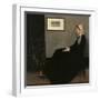 Arrangement in Gray and Black No. 1 (Whistler's Mother)-James Abbott McNeill Whistler-Framed Art Print