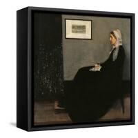 Arrangement in Gray and Black No. 1 (Whistler's Mother)-James Abbott McNeill Whistler-Framed Stretched Canvas