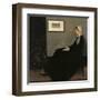 Arrangement in Gray and Black No. 1 (Whistler's Mother)-James Abbott McNeill Whistler-Framed Art Print