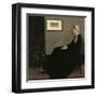 Arrangement in Gray and Black No. 1 (Whistler's Mother)-James Abbott McNeill Whistler-Framed Art Print