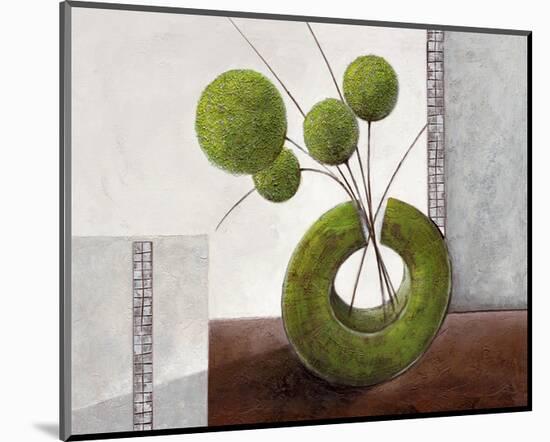 Arrangement in Green I-Karsten Kirchner-Mounted Art Print