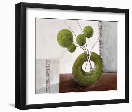 Arrangement in Green I-Karsten Kirchner-Framed Art Print