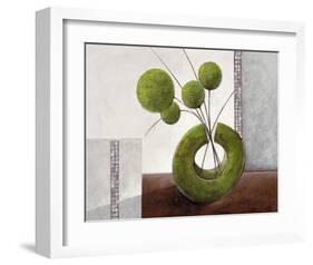 Arrangement in Green I-Karsten Kirchner-Framed Art Print