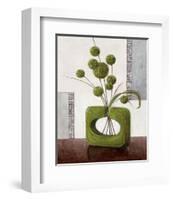 Arrangement in Green II-Karsten Kirchner-Framed Art Print