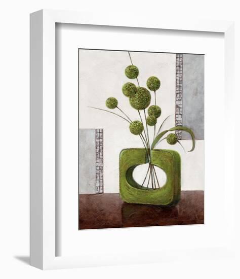 Arrangement in Green II-Karsten Kirchner-Framed Art Print