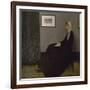 Arrangement in grey and black No. 1, or the painters mother Anna Mathilda McNeill (1804-1881).-James Abbott McNeill Whistler-Framed Giclee Print