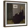 Arrangement in grey and black No. 1, or the painters mother Anna Mathilda McNeill (1804-1881).-James Abbott McNeill Whistler-Framed Giclee Print