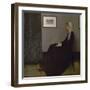 Arrangement in grey and black No. 1, or the painters mother Anna Mathilda McNeill (1804-1881).-James Abbott McNeill Whistler-Framed Giclee Print