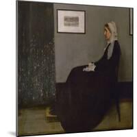 Arrangement in grey and black No. 1, or the painters mother Anna Mathilda McNeill (1804-1881).-James Abbott McNeill Whistler-Mounted Giclee Print