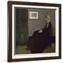 Arrangement in grey and black No. 1, or the painters mother Anna Mathilda McNeill (1804-1881).-James Abbott McNeill Whistler-Framed Giclee Print