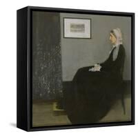 Arrangement in Grey and Black No.1: Portrait of the Artist's Mother, c.1871-James Abbott McNeill Whistler-Framed Stretched Canvas