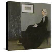 Arrangement in Grey and Black No.1: Portrait of the Artist's Mother, c.1871-James Abbott McNeill Whistler-Stretched Canvas