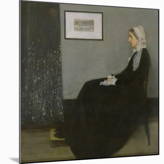 Arrangement in Grey and Black No.1: Portrait of the Artist's Mother, c.1871-James Abbott McNeill Whistler-Mounted Giclee Print