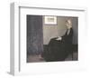 Arrangement In Grey and Black, No.1: Portrait Of The Artist's Mother-James Abbott McNeill Whistler-Framed Premium Giclee Print