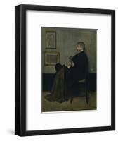 'Arrangement in Grey and Black, No.2: Thomas Carlyle', c1872-James Abbott McNeill Whistler-Framed Giclee Print