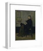 'Arrangement in Grey and Black, No.2: Thomas Carlyle', c1872-James Abbott McNeill Whistler-Framed Giclee Print